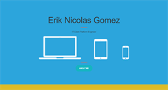 Desktop Screenshot of eriknicolasgomez.com